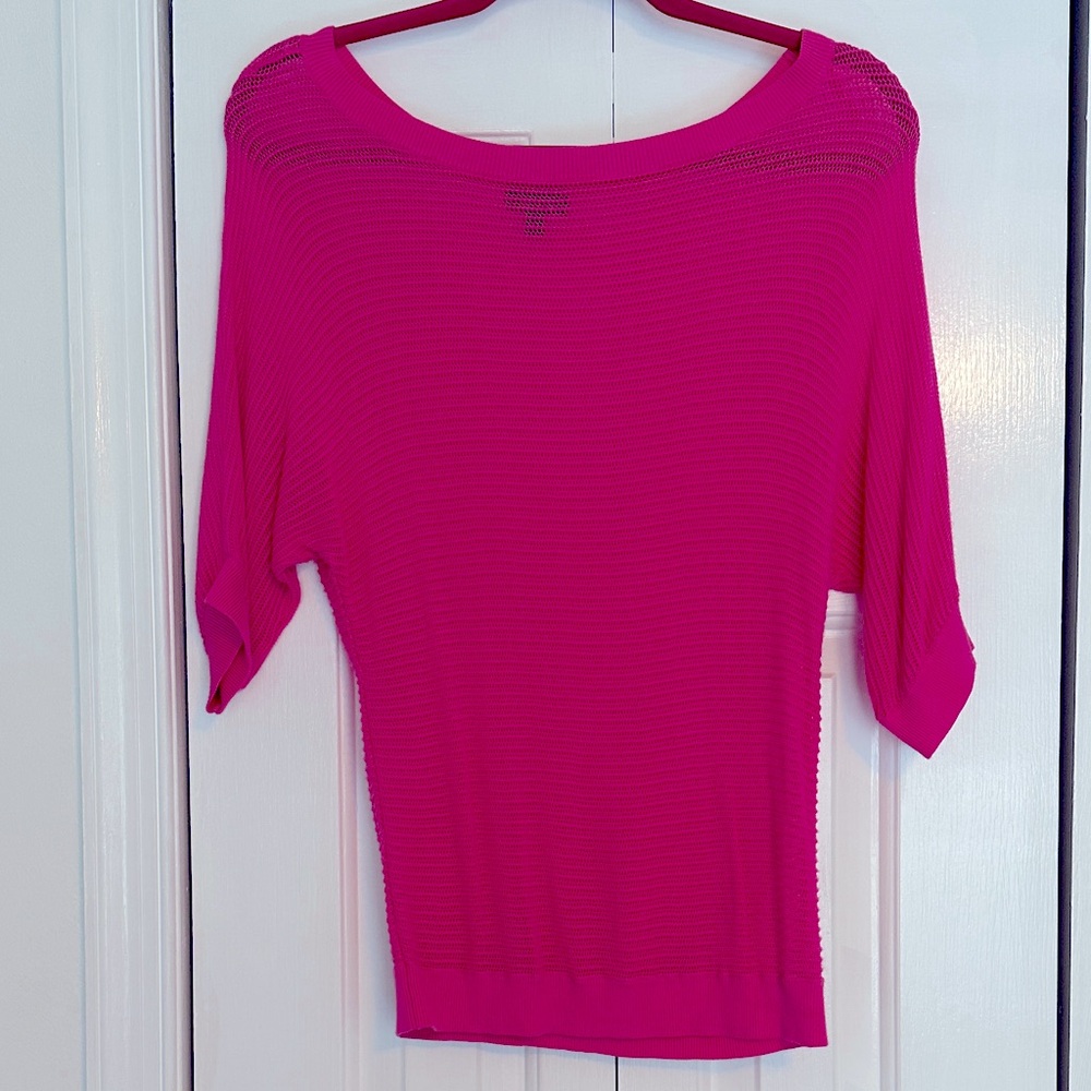 Express Bright Pink Knit Sweater